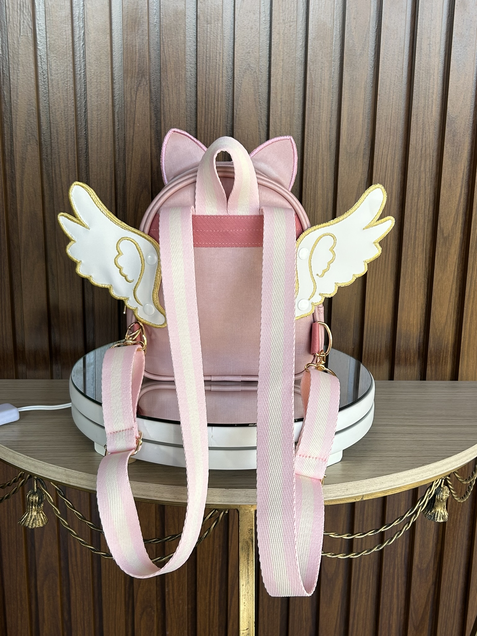 Mochila Escolar Unicórnio Alado - Posterior