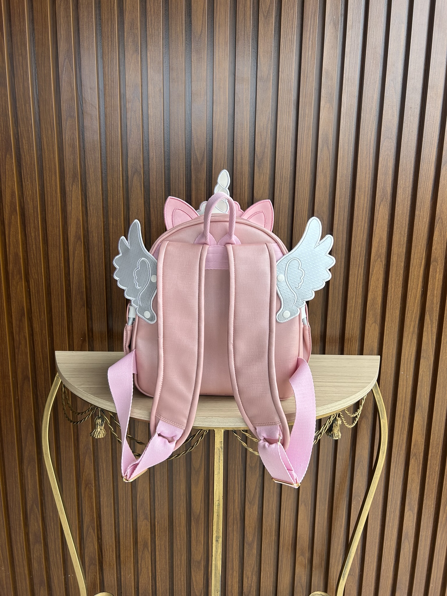 Mochila Escolar Unicórnio Alado - Posterior