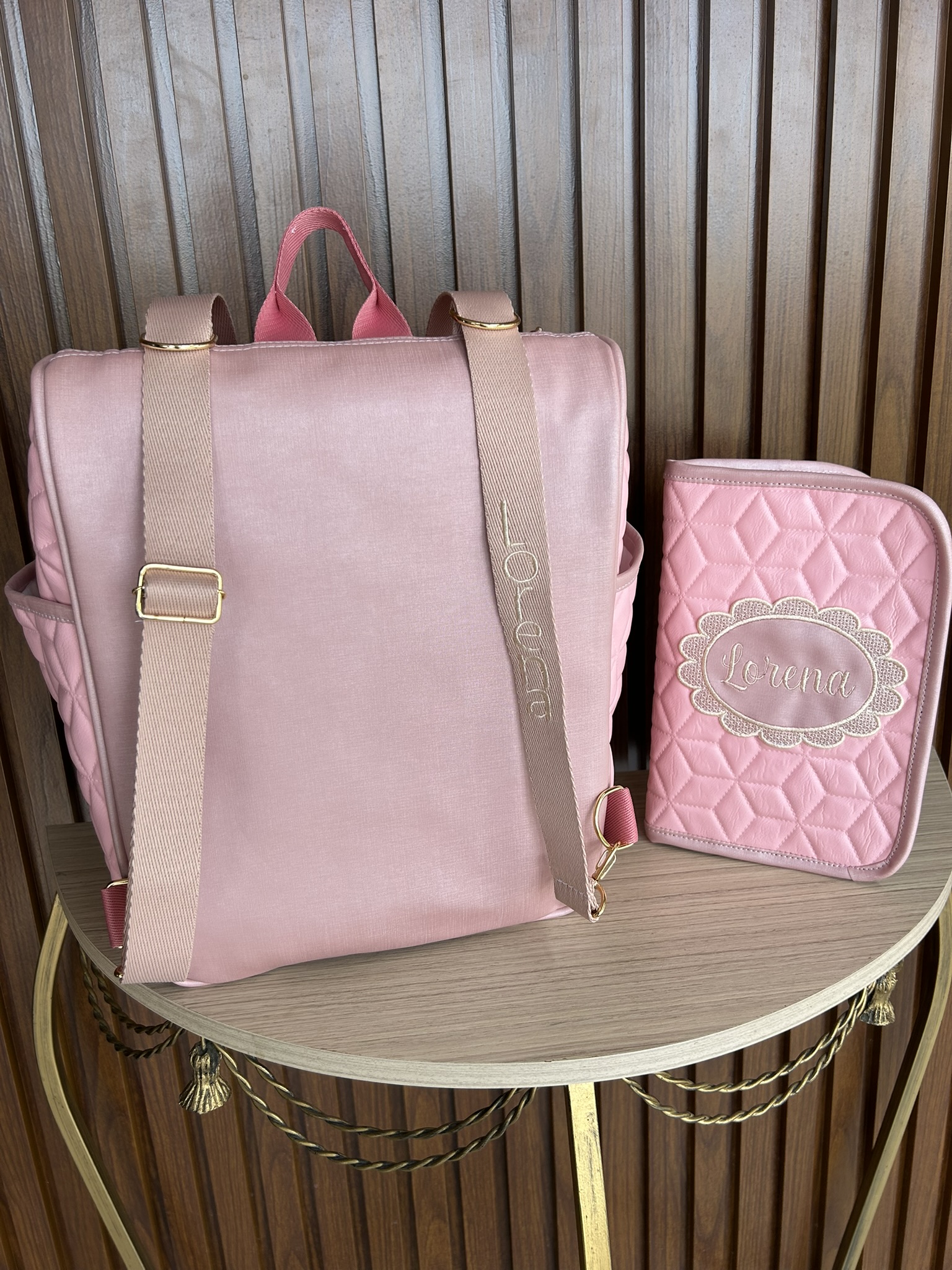 Conjunto Maternidade Rosa Diamante